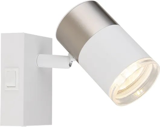 Spot de perete Globo 57851-1 BRISBON 1xGU10/25W/230V