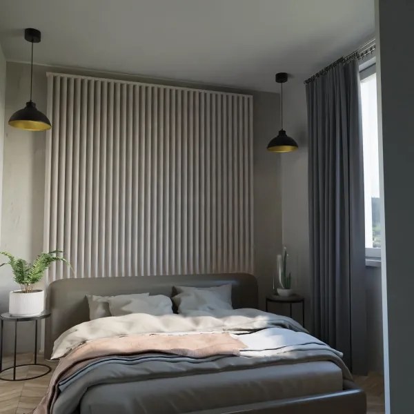 Lustră pe cablu SVEN 1xE27/15W/230V neagră/aurie