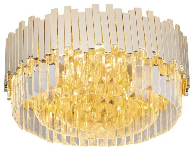 Plafonieră MAXLIGHT C0165 TREND 8xE14/40W/230V d. 45 cm auriu