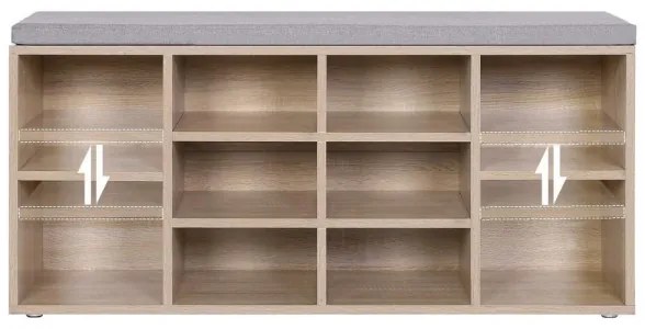 Pantofar VOREN maro/gri