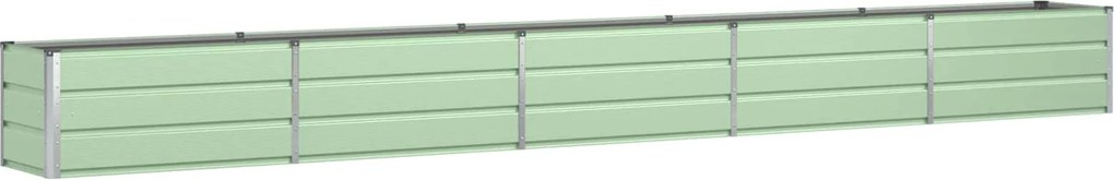 vidaXL Jardinieră Verde pastel 480 x 50 x 45 cm Oțel Galvanizat