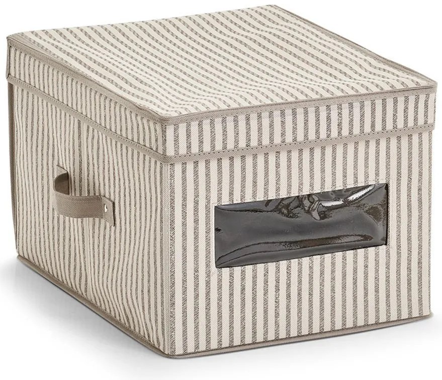 Cutie depozitare cu fereastra si capac, 25x30x40 cm, ZELLER