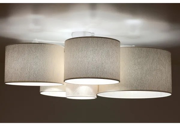 Duolla - Plafonieră ROLLER PENTO 5xE27/60W/230V auriu