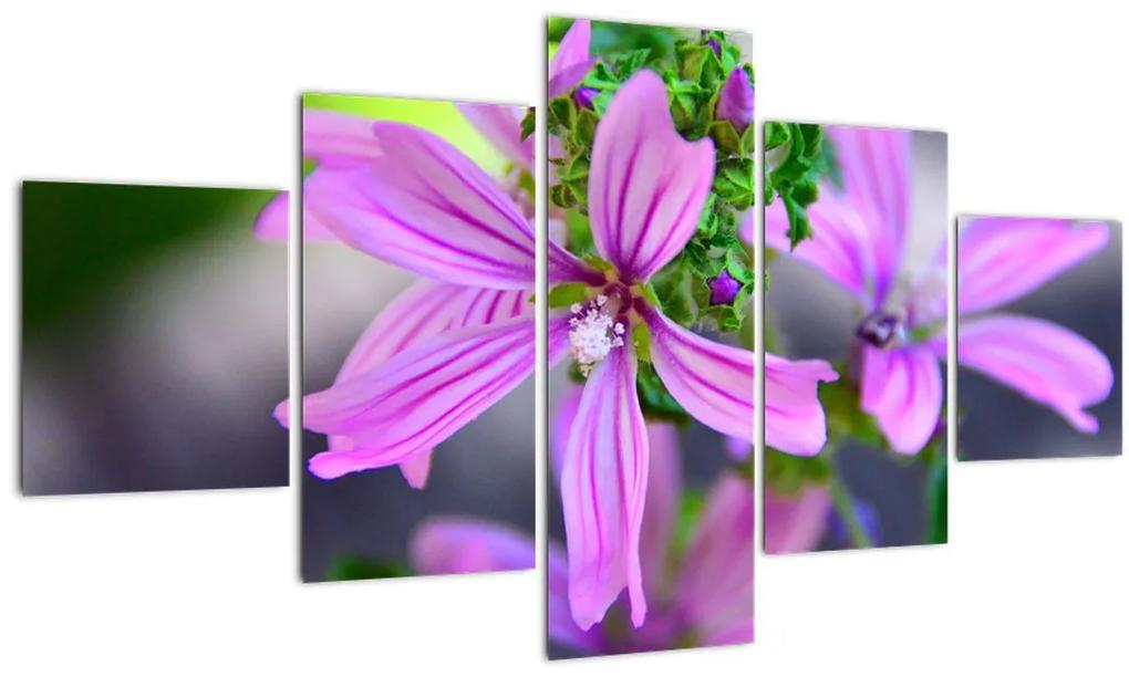 Tablou cu floarea detailat (125x70 cm), în 40 de alte dimensiuni noi