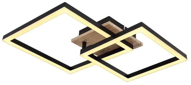 Plafoniera LED design indistrial Bossy negru