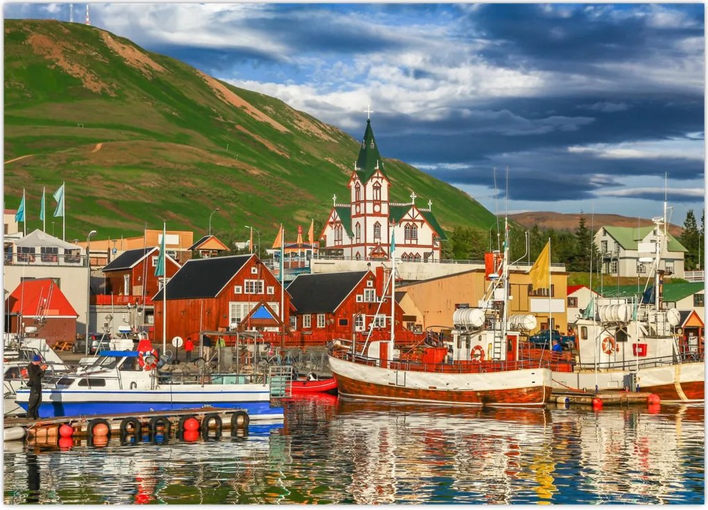 Tablou - Húsavík (70x50 cm)