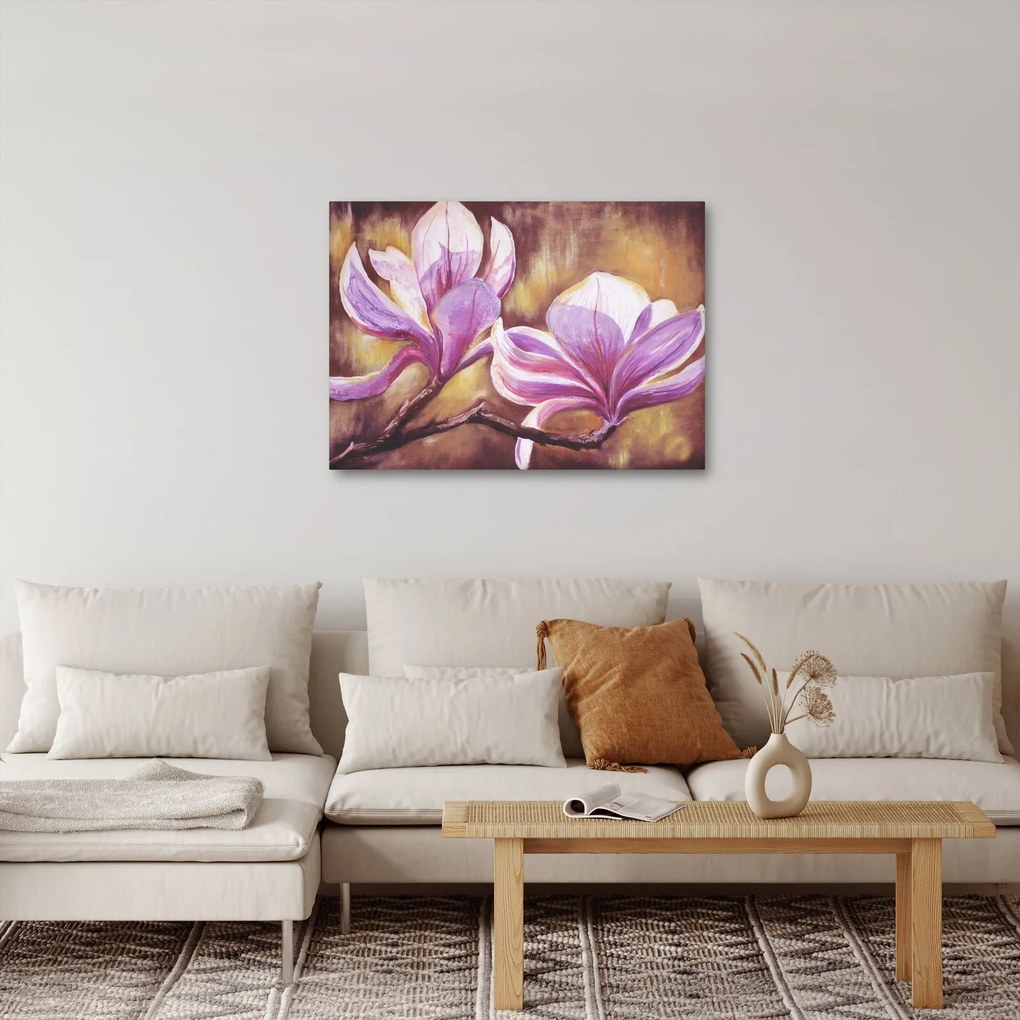 Tablou - Flori de magnolie (70x50 cm)