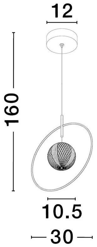 Lustra, Pendul LED design modern ATOS