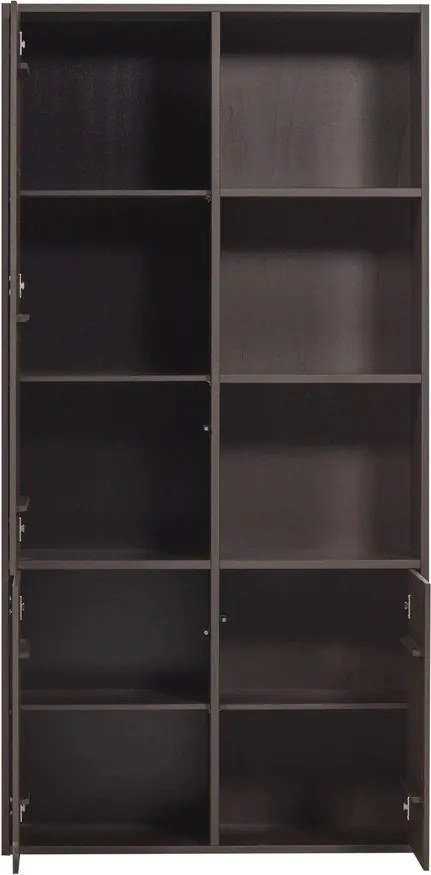 Dulap modular maro închis din lemn de pin 108x215 cm Meggy – WOOOD