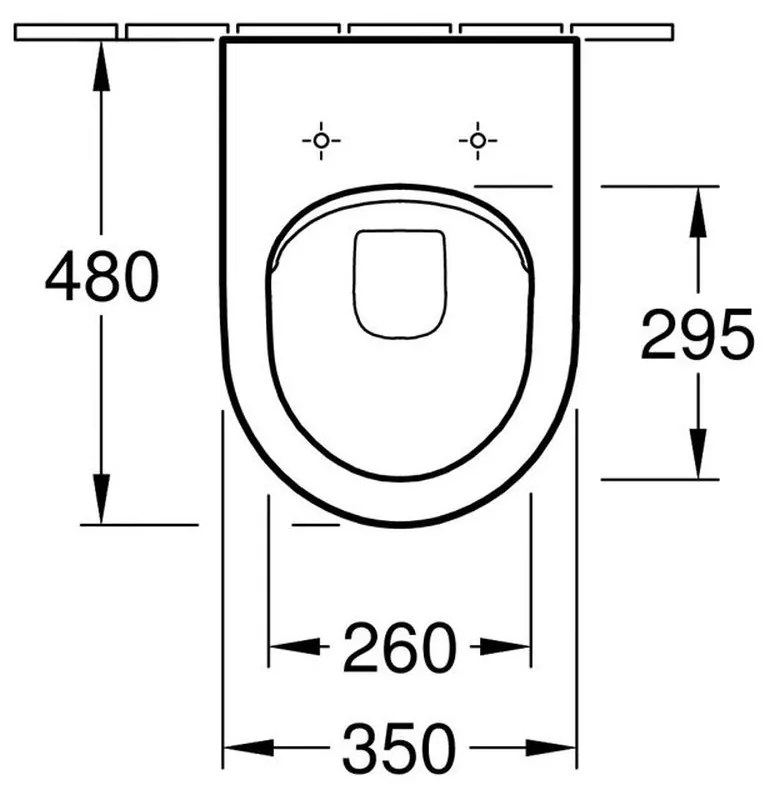 Vas wc suspendat rimless cu capac soft close, rotund, Villeroy  Boch Architectura Rotunda