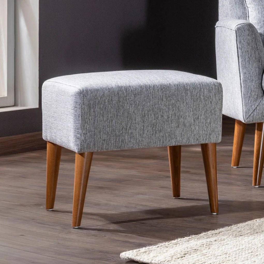 Scaun Zeni Puf Grey