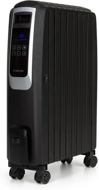 Klarstein Thermaxx Noir, radiator cu ulei, 2500 W, 10-30°C, cronometru de 24 de ore, telecomandă, negru