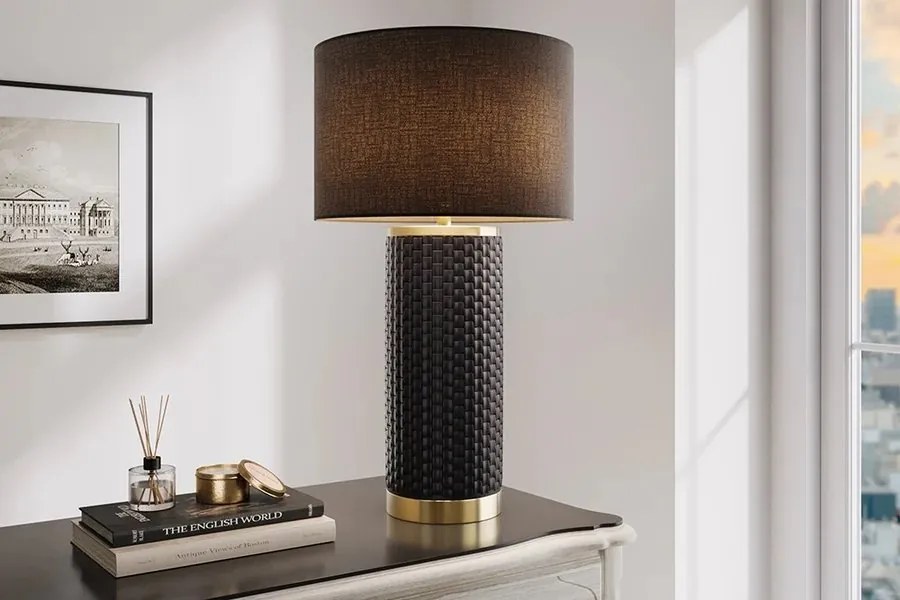 Veioza, Lampa de masa din ceramica ELEGANCIA 70cm