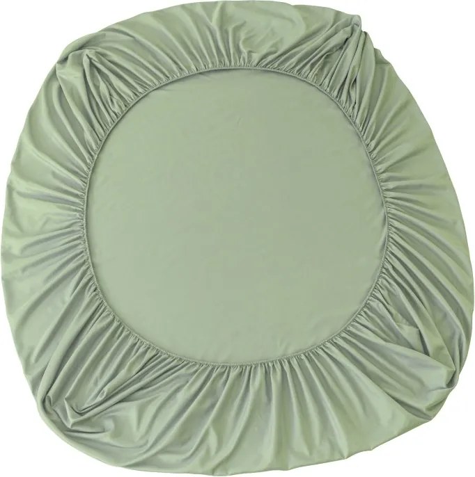 Cearsaf din microfibra MICROVELLE verde deschis 180x200 cm
