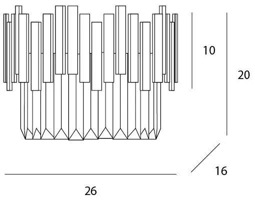 Aplică MAXLIGHT W0251 TREND 3xG9/40W/230V auriu