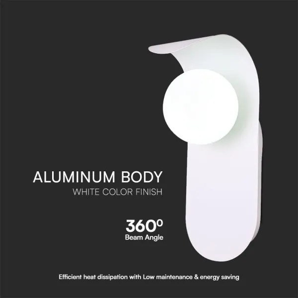 Aplică 1xG9/5W/230V alb