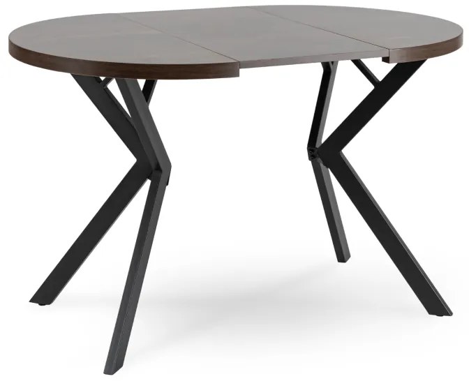 JAKS Masa rotundă extensibilă 80 - 160 cm nuc Dorian
