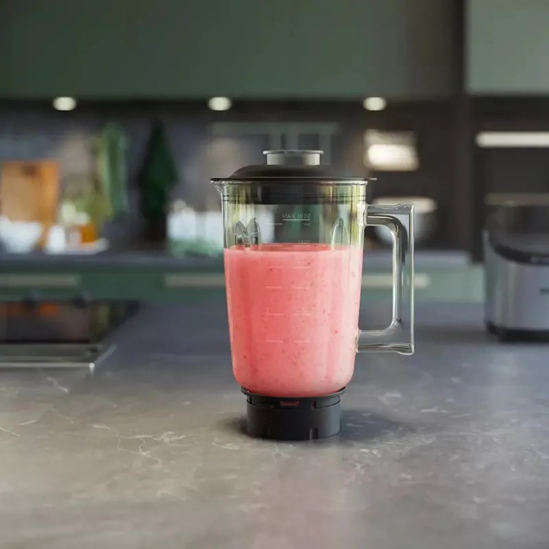 La mâna a doua: Blender Philips HR3760/00, 1500W, 2L, ProBlend Ultra, Viteza mare, Pulse, Aplicatie NutriU, Negru