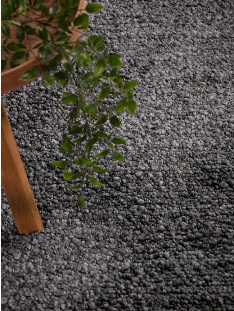 Covor gri închis țesut manual din material bouclé 160x230 cm Notting Hill Portobello – Ted Baker