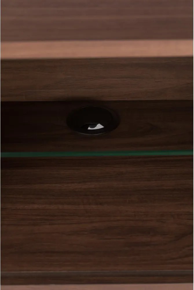 Comodă cu uși glisante Zuiver Barbier, maro