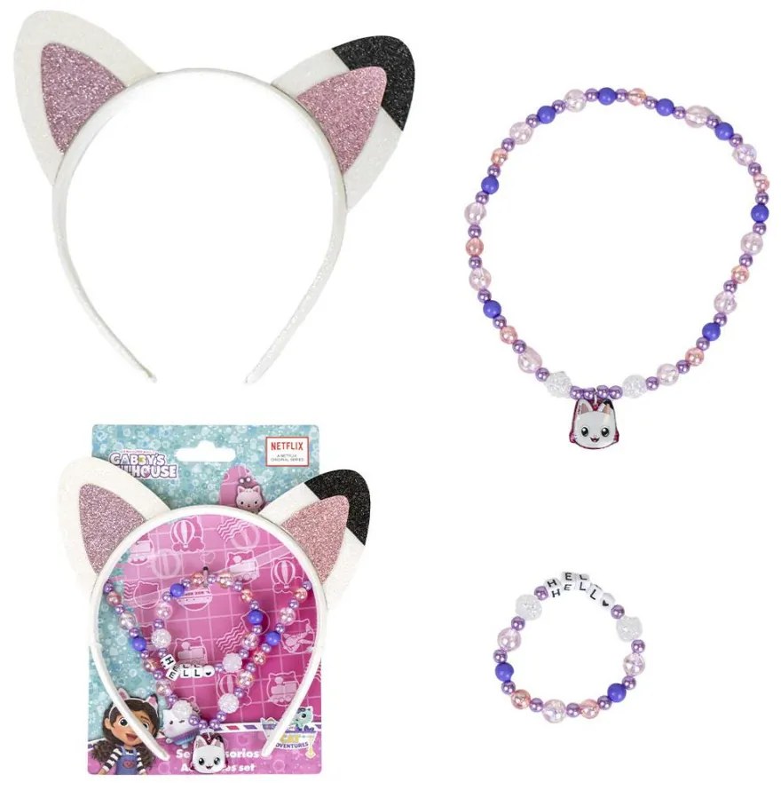 Gabby's Dollhouse Cat Ears set de bijuterii și bentită