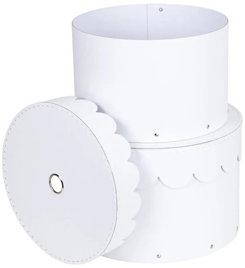 Cutii de depozitare 2 buc. din carton cu capac Wilma – Bigso Box of Sweden