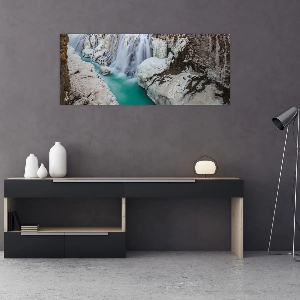 Tablou - Natura islandeză (120x50 cm)