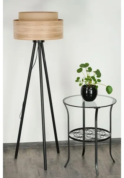 Brilagi - Lampă de podea MONTANA BOHO 1xE27/15W/230V maro/negru