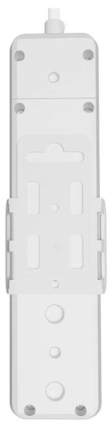 Bloc multipriza Braytron, 3 prize, cu intrerupator, protectie copii, alb
