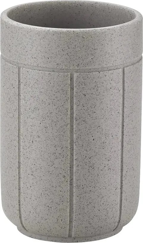 Suport pentru periuța de dinți gri deschis din polirășină Kua – Blomus