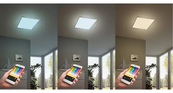 Corp de iluminat LED RGBW dimabil SALOBRENA-C LED/16W Eglo 96662 + telecomandă