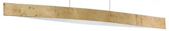 Lustra, Pendul modern L-97cm, finisaj auriu/alb, LED Fornes 93341 EL