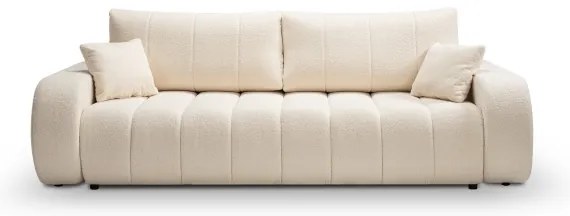 Canapea extensibilă cu 3 locuri DESIO, bej