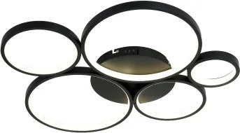 Brilagi - Plafonieră LED ECHO LED/60W/230V 4000K 50x57 cm neagră