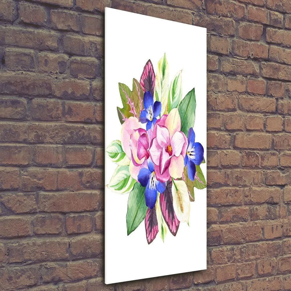 Tablou din Sticlă Buchet de flori