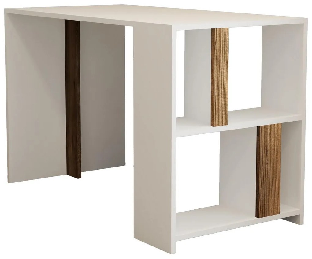 Masă PC Limba (Alb + Nuc). 1088795