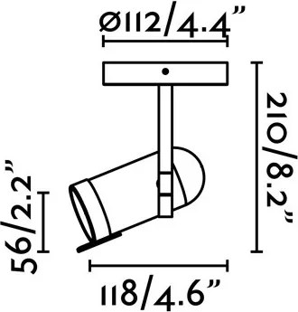 Faro 43531 - Lampă spot ORLEANS 1xGU10/8W/230V argintiu/negru
