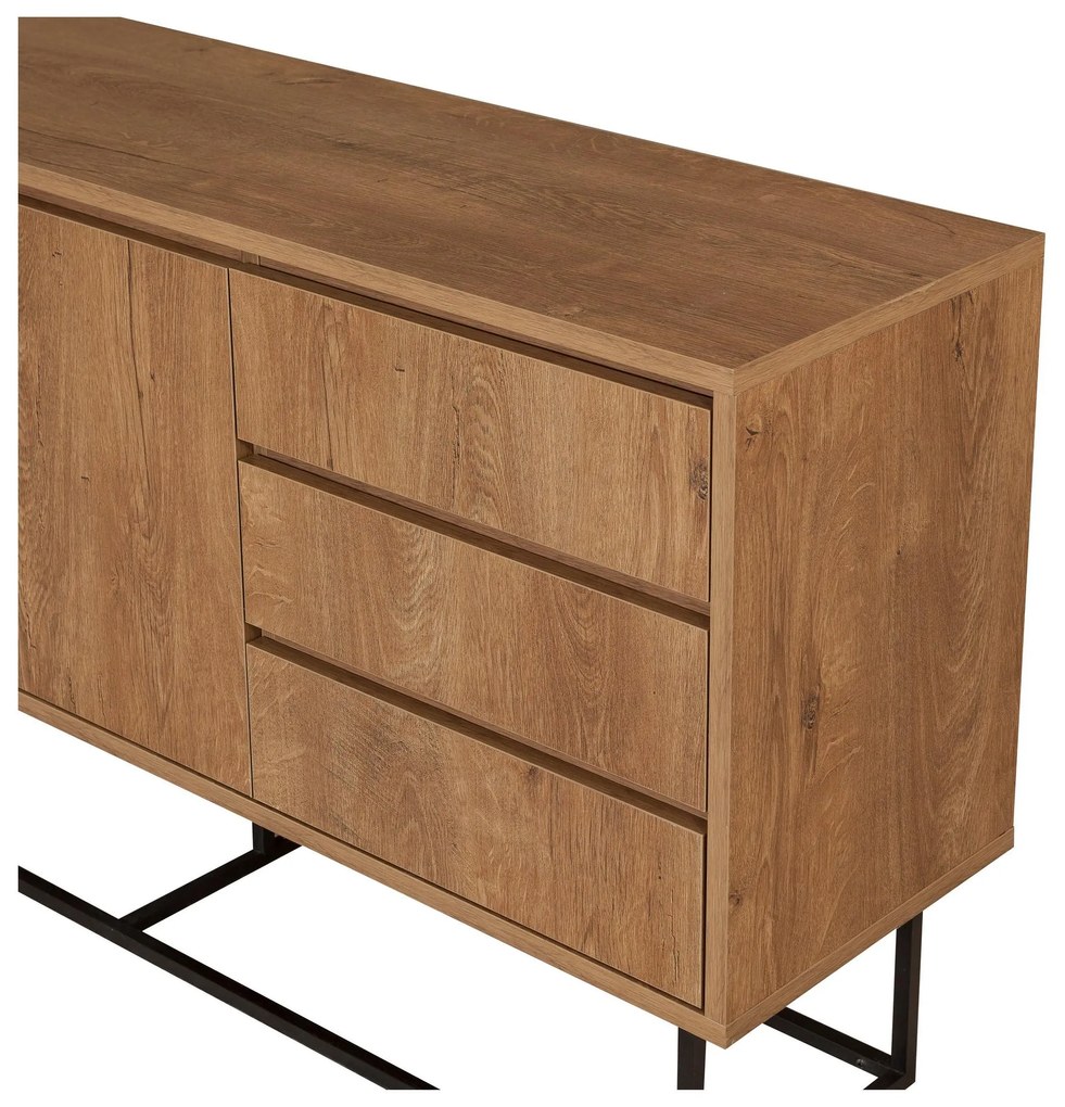 Set mobilier living Laxi 4 (nuc + negru). 1107127