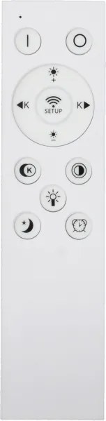 Fulgur s-43056 - Plafonieră LED NOMY 40W/230V CCT UGR IP40 Ø 50 cm albă + telecomandă