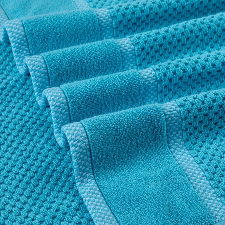 decoDoma Set de prosoape şi prosoape de baie din frotir MODENA turcoaz, 6 buc