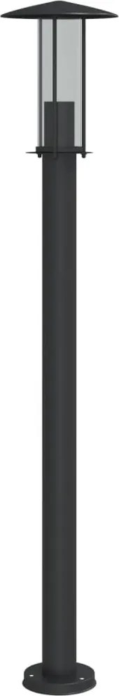 vidaXL Lampă exterioară de podea, negru, 100 cm, oțel inoxidabil