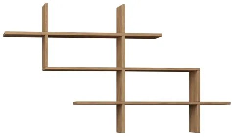 Etajeră de perete HALIC 82x150 cm stejar