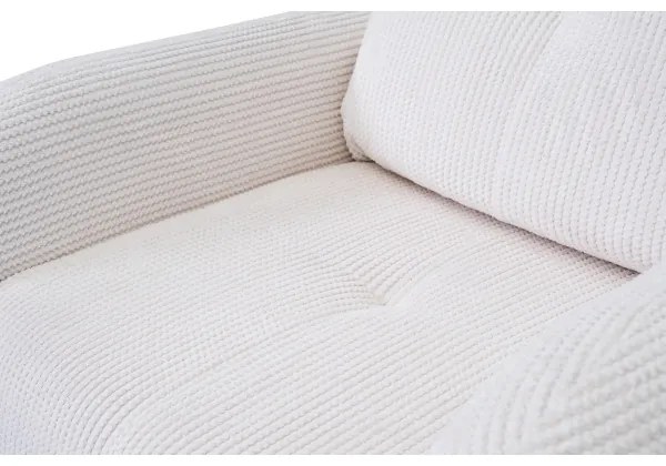 Fotoliu tapițat CLOUDY, crem