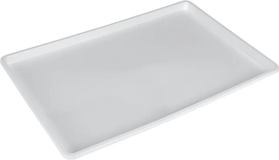 Tavă din plastic Metaltex Germatex, 45 x 31 cm, alb