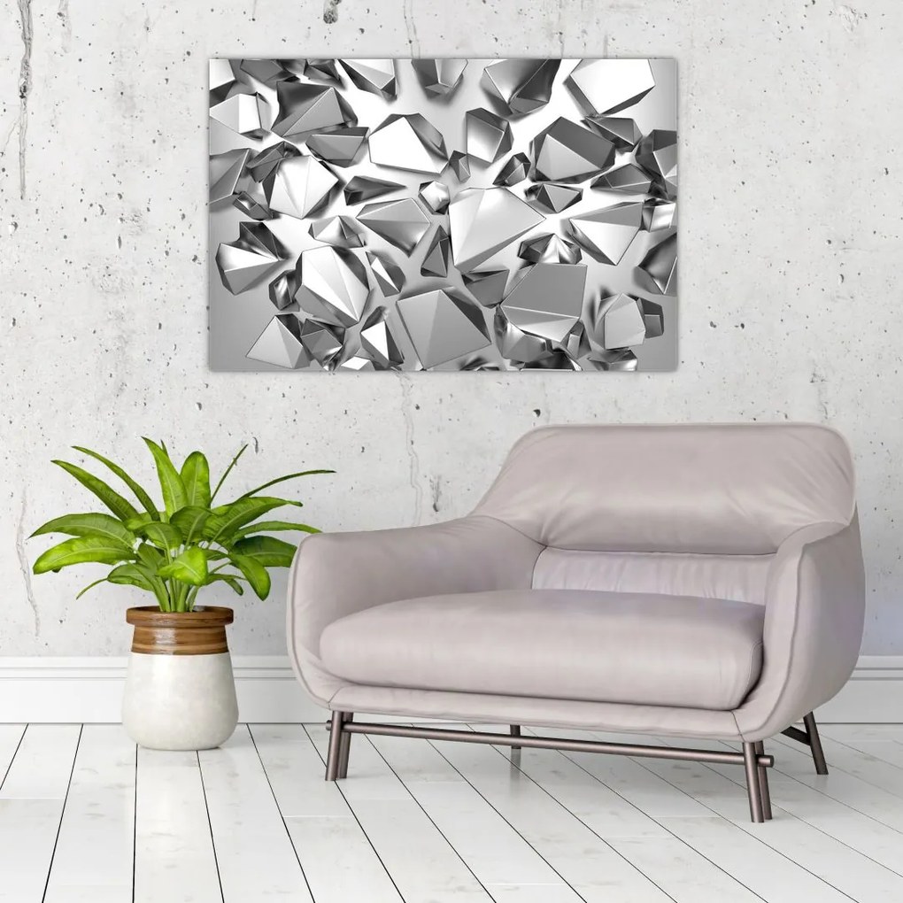 Tablou cu abstracție 3D (90x60 cm)