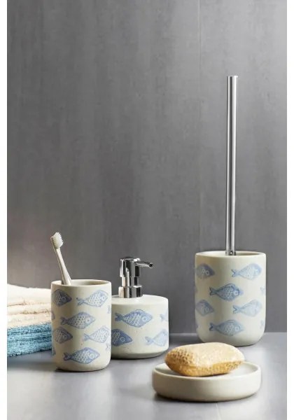 WENKO 24313100 - Perie WC AQUAMARIN, 10 x 40 cm, bej