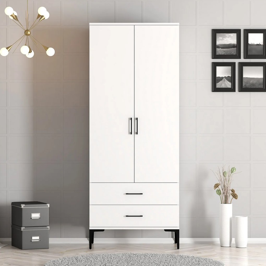 Dulap de haine Kiara T (Alb). 1088336