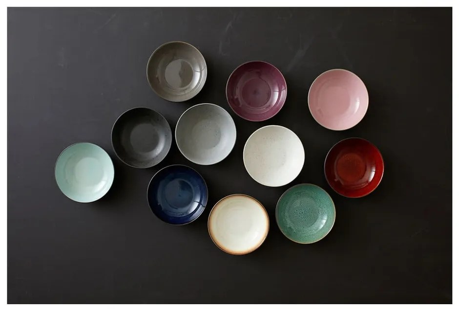 Bol mic verde/negru din gresie 1 l Gastro Green/Black – Bitz