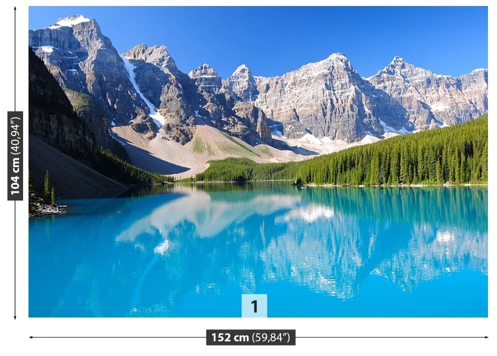 Fototapet Moraine Lake