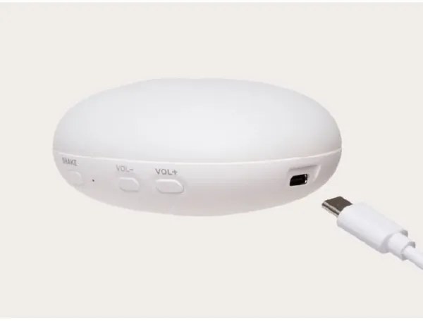 Pluș de îmbrățișat cu sunete și lumină Moonie iepuraș 2.0 organic polar